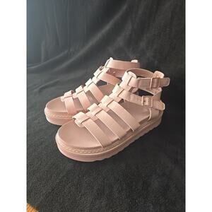 Madden NYC Pink Strappy Sandal Size 5